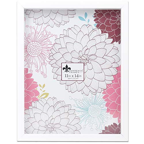 Lawrence Frames Shadow Box Frame, 11x14, White - 785211 - color: White, size: 11 x 14 inches