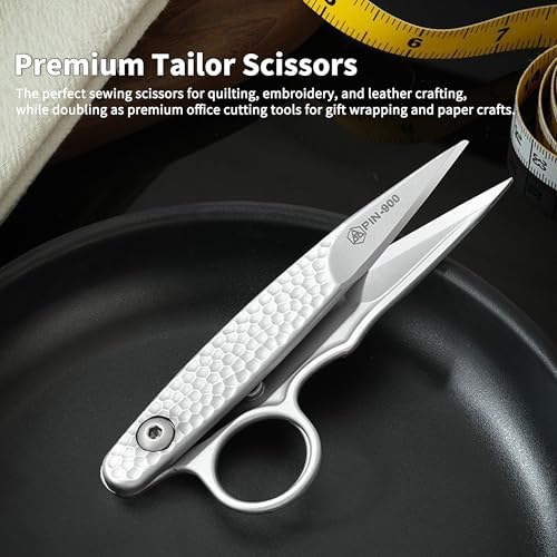 Upgrade Sewing Scissors Microcrystalline Steel Shears (Silver) - color: Silver