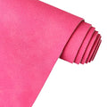 Pink Soft Faux Suede Fabric 30x135cm Synthetic Faux Leather Frosted Leatherette for Hair Bows Earrings Jewelry Making - color: Pink