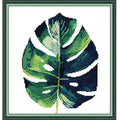 Svarog Stamped Cross Stitch Kits Beginners Full Range of Embroidery Patterns Starter Kits for Adult or Kids DIY Cross Stitches Needlepoint Kits 14CT-Green Plant（4） 12.2x12.6 inch - color: Green plant（4） 12.2x12.6 inch