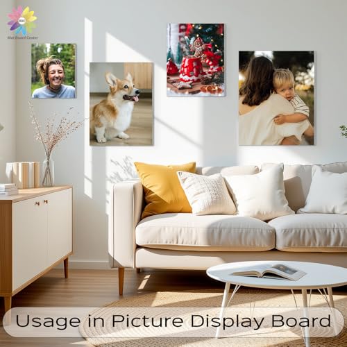 Mat Board Center 10 Pack 13x19 Self Adhesive White Foam Board 3/16" Thick - size: 13x19