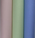 KCS 3 pc of 15" x 18"(38cmx45cm) Counted Cross Stitch Cotton Aida Cloth Needlework Rolled Fabric Box,14CT,Light Blue+Pink+Light Green - color: Light Blue+pink+light Green, size: 14CT