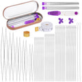 GarfxG 60 PCS Beading Needles Set with 10 Sizes Beading Seed Needles - style: 60 PCS