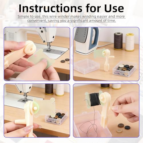 2 Pack Embroidery Floss Organizer Box for DIY Sewing, Craft Storage