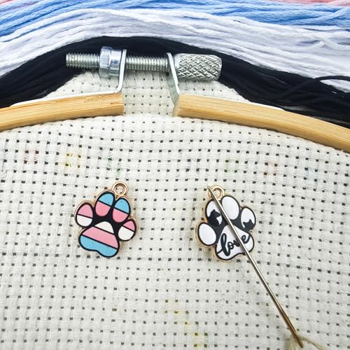 Cute Needle Minder Magnetic Needle Keeper for Cross Stitch Embroidery Sewing Needle and Pin Holders (Animal Claws) - color: Animal Claws