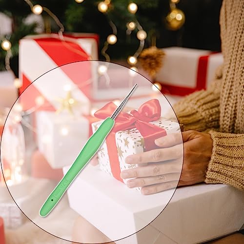 Small Size Crochet Hook Lace Crochet Needle QLRFFLJOY 0.75mm Crochet Hook Embroidery Thread Knitting Weaving Tool DIY Lace Yarn Crochet Needles (0.75 mm) - size: 0.75 mm