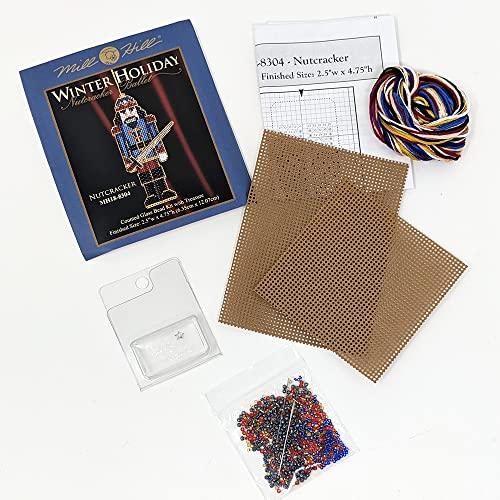Nutcracker Ballet Mill Hill Beaded Counted Cross Stitch Kits (2008) Set of 6, Plus Decorative Needleworker Sticker
