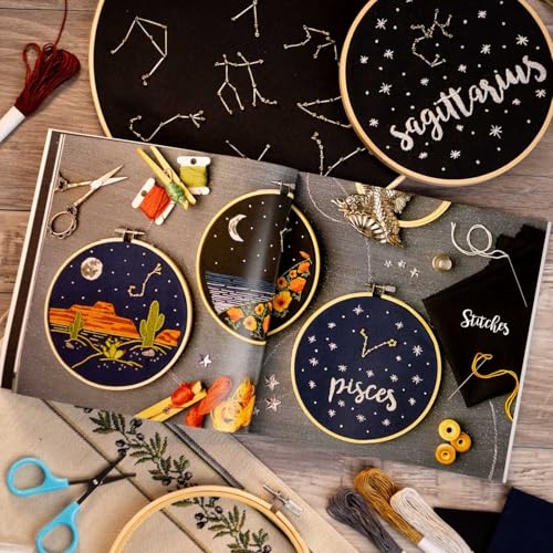 Star Signs Embroidery: Zodiac Patterns to Customize and Create (Embroidery Craft)