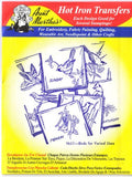 Birds for Varied Uses Aunt Martha's Hot Iron Embroidery Transfer