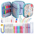 Mayboos 96 Pack Crochet Hooks Set, Ergonomic Crochet Hooks Weave Yarn Kits - size: 96 Pack
