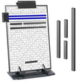 Knitting Pattern Holder with 4 Replacement Black Magnets, Knitting Chart Keeper Cross Stitch Pattern Holder for Crochet, Cross Stitch Supplies & Accessories, 12.2" L x 9.21" W - size: 12.2" L x 9.21" W