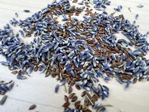 Sacksy Thyme Organic Linen Eye Pillow - Lavender & Flaxseed for Relaxation, Yoga, Stress Relief - Microwavable Heating Pad & Cool Compress - Made in USA - Gifts for Meditation - color: Sage (Lavender)