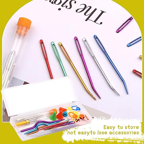 ZMAAGG 43 PCS Yarn Needles, Tapestry Needles, Storage Box, 3 Types - style: Style 2