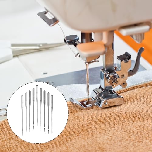 Singer Brother 100 Pcs Universal Sewing Machine Needles - Size 75/11, Heavy Duty, Quilting & Embroidery, Regular Point, Compatible with Singer Brother Old Sewing Machine