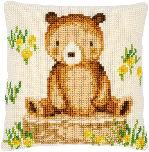 Vervaco Cross Stitch Cushion Forest Animals II Pattern 40 x 40 cm - color: multicolor