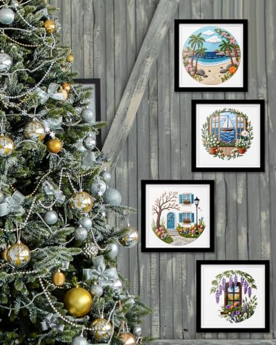TINDTOP Embroidery Kit for Adult, Embroidery DIY Starter Kit - color: Window