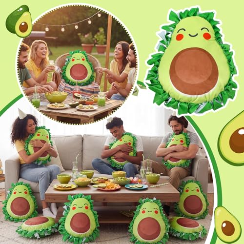 Weysat 6 Sets Avocado Tied Pillow Craft Kit, Avocado Shaped Pillows - style: Avocado