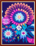 Redxing Stamped Cross Stitch Kits Embroidery kit for Beginners Adults Full Range of Embroidery Patterns Starter Kits DIY Printed Cross Stitch Kits Needlepoint Kits 11CT-Magical Wreath 15.7x19.7 inch - color: Style 16