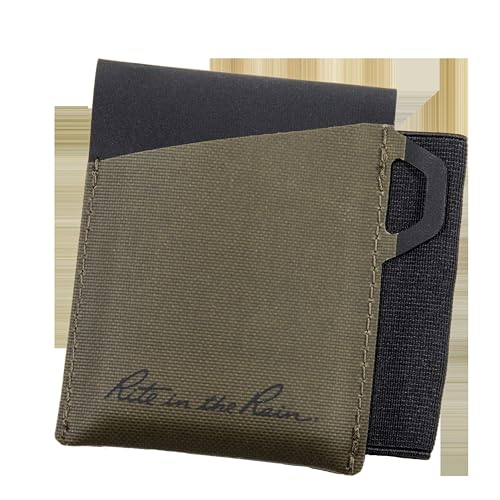 Rite in the Rain Monsoon On-the-Go Wallet, 3 3/8” x 3 ¾”, TPU fabric, Pen Holder (No. C971) - style: Wallet Only