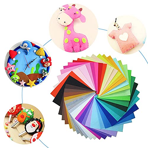 Felt Sheets, 40 Pcs 12 X 12 inches (30 X 30cm) 1mm Thick Soft Felt Fabric Sheet, DIY Craft Sewing Pre-Cut Quilt Squares, Premium Colorful Hard Fabric Sheets for Handmade Crafting& DIY Projects. - color: M-3
