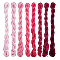 Natural 100% Silk Thread, Handmade Embroidery Thread Silk Floss 8 Colors 110m Each (09) - color: 09