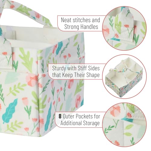 Mr. Pen- Baby Diaper Caddy Organizer, Blooming Palette - color: Blooming Palette, size: 1 Pack, Regular