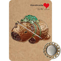 Needle Minder Magnet, Magnetic Needle Minder, Needle Minders Magnetic Cross Stitch Accessories, Magnetic Needle Holder, Life Tree, Butterfly, Cats, Owl, Heart (Capybara) - size: Capybara