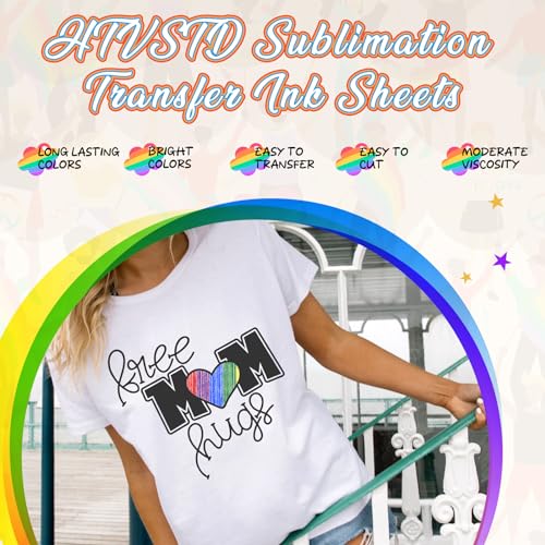LGBT Stripes Sublimation Transfer Ink Paper 12 Sheets 12 * 10in - color: Pride-12