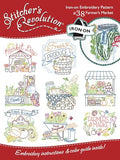 Stitcher's Revolution Farmer’s Market Stitcher’s Revolution Iron on transfers for Embroidery white