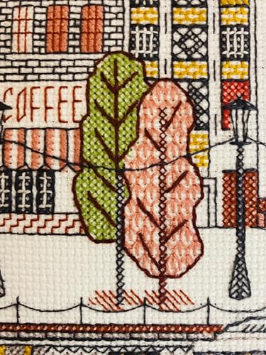RIOLIS 2051 City on Water Counted Cross Stitch Kit 9.5 x 11.75 in