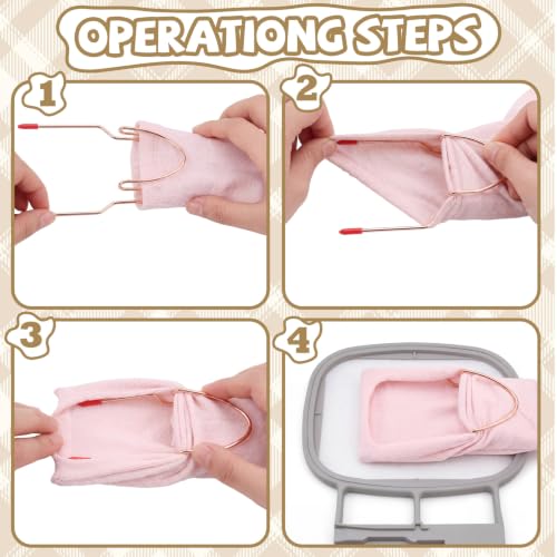 Twistover 2 Pcs Sock Embroidery Hoop for Machine, Adults and Kids - size: Adults and Kids