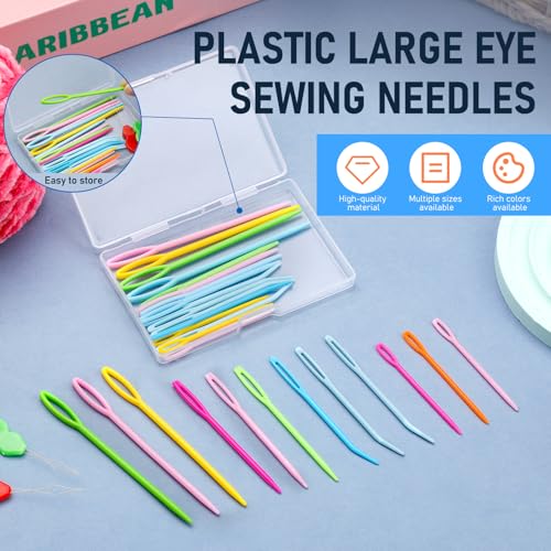 Bupete 25 PCS Yarn Needles, Tapestry Needle Darning Needles for Yarn - color: Colorful 25 Pieces