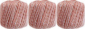 ThreadArt 100% Cotton Crochet Thread Size 10, Variegated Desert Sands - color: VARIEGATED DESERT SANDS, size: SIZE 10 - 3 PACK