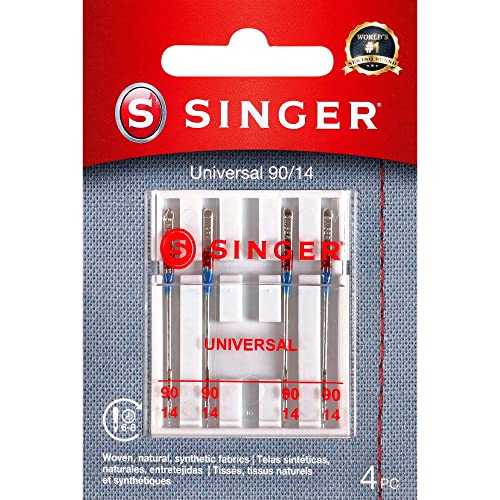 SINGER 04736 Sewing Machine Needles, 5-Pack, 90/14 - style: 90/14
