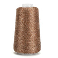 Metallic Crochet Thread, 80g Lurex Yarn for Charms(Bronze) - color: Bronze