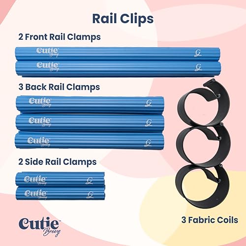 Cutie Breeze Table Top Hoop Quilting Frame | Beginner Frame for Domestic Machines | Portable Quilting Table, Hoop Frame, and Quilting Supplies - style: Cutie Breeze