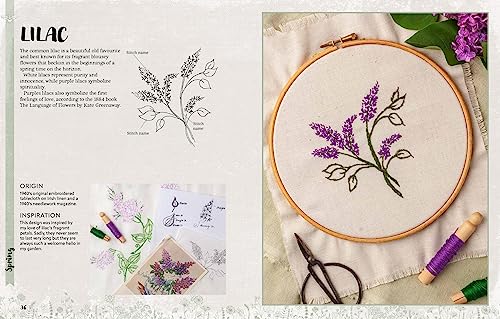 A Love of Cloth and Thread: Among the Wildflowers: Over 25 original embroidery designs with iron-on transfers