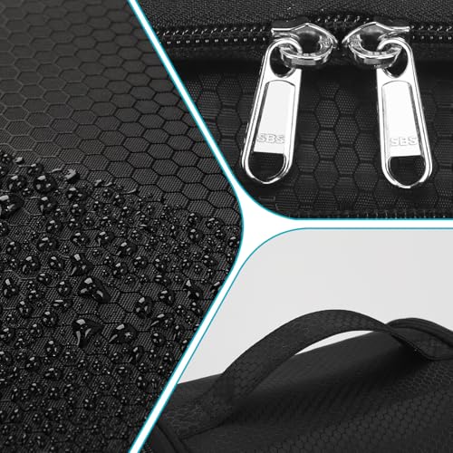 Mesh Shower Caddy Portable, Toiletry Bags for Travel, Black - color: Black