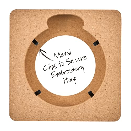 Bucilla, Embroidery Hoop Square Frame, Fits 3" Embroidery Hoop - size: 3", style: Square