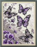 Leczany Cross Stitch Stamped Kits for Beginners Adults or Kids Patterns Craft Kit Needlepoint Full Range of Embroidery Starter Kits DIY 11CT 3 Strands | Butterfly 13×17.3 inches - color: 11CT Stamped kits,Butterfly 13×17.3 inches