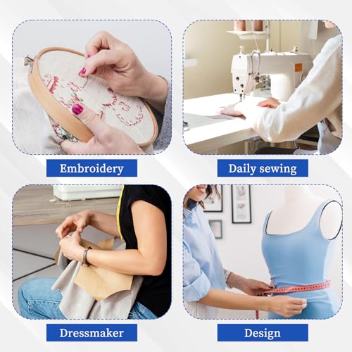 10Pcs Blue Sewing Stitch Remover, Seam Rippers Razor with Protective Case and Anti-Slip Handle, Stitch Seam Ripper Cutters Thread Removal Tool for Sewing Crafting Embroidery
