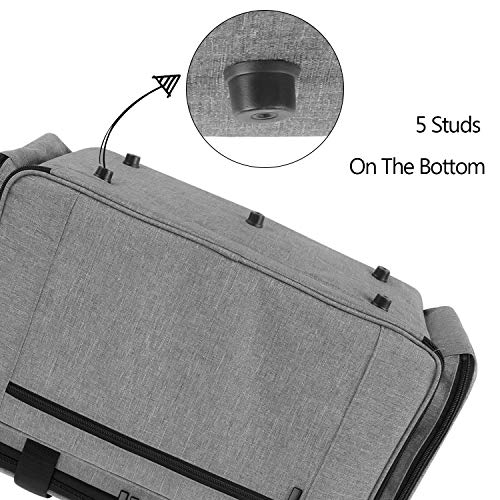 LUXJA Sewing Machine Case with Removable Padding Pad, Gray - color: Gray, style: Sewing Machine Bag