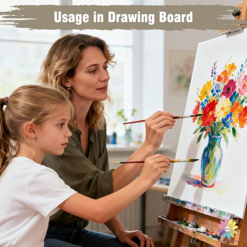 Mat Board Center 11x14 White Foam Boards Pack of 5, 1/8" Thick - size: 11x14