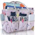 Cupohus Craft Organizer Tote Bag, Pink Fruit Sewing Bag for Art - color: Fruit Print