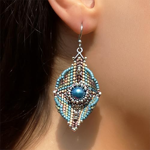 Miyuki Delica Seed Beads - color: DB0787 - Dyed Matte Transparent Aquamarine