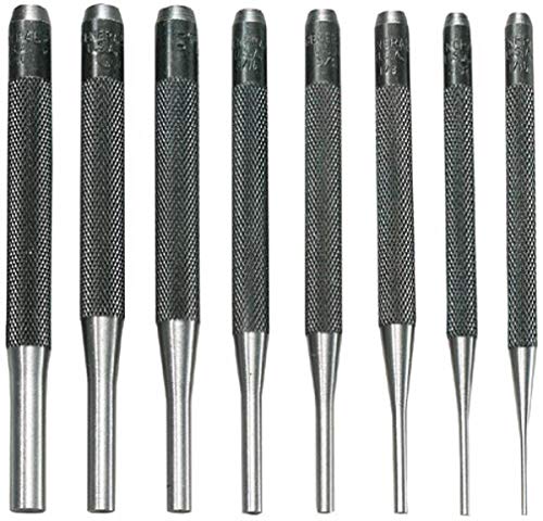 General Tools SPC75 Drive Pin Punches, Set of 8 , Grey - size: Set of 8, style: Drive Pin