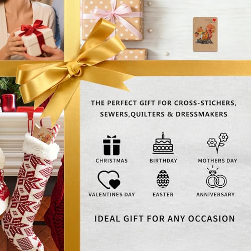 Magnetic Needle Minder Magnet Embroidery Accessories and Supplies Embroidery Needle Holder Cross Stitch Holder Needlework Supplies (Squirrel) - size: Squirrel
