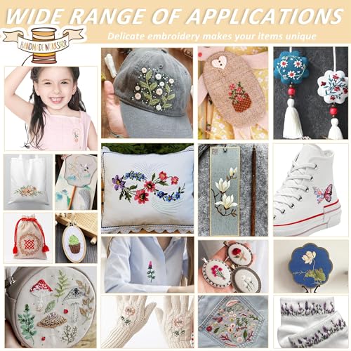 Water Soluble Embroidery Patterns, Stick and Stitch Paper for Sewing - style: Flowerframe1553