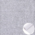 Knitgrip 8 Pack 12 x 12 Inches Needlepoint Canvas 18 Mesh Blank White Canvas Pure Cotton Needlepoint Mesh Twist Interlock for Embroidery DIY Knit Crochet Projects Make Dividers - size: 12 x 12 Inches
