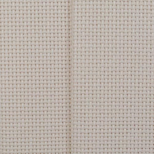 KCS 4/6 pc of 12" x 18"(30cmx45cm) 18CT Counted Cotton Aida Cloth Cross Stitch Fabric (4 pc, Ecru) - color: Ecru, size: 4 pc